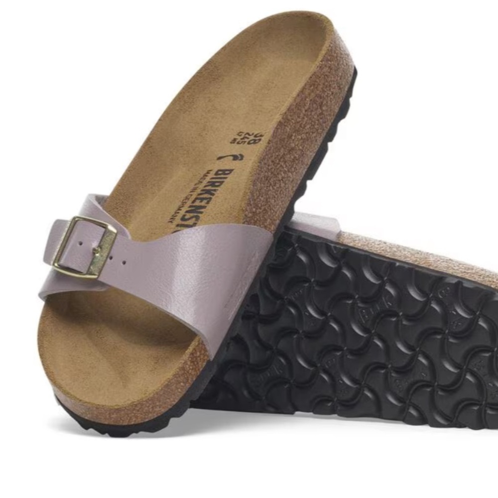 Birkenstock Lavender Madrid Sandals with Silver Buckle